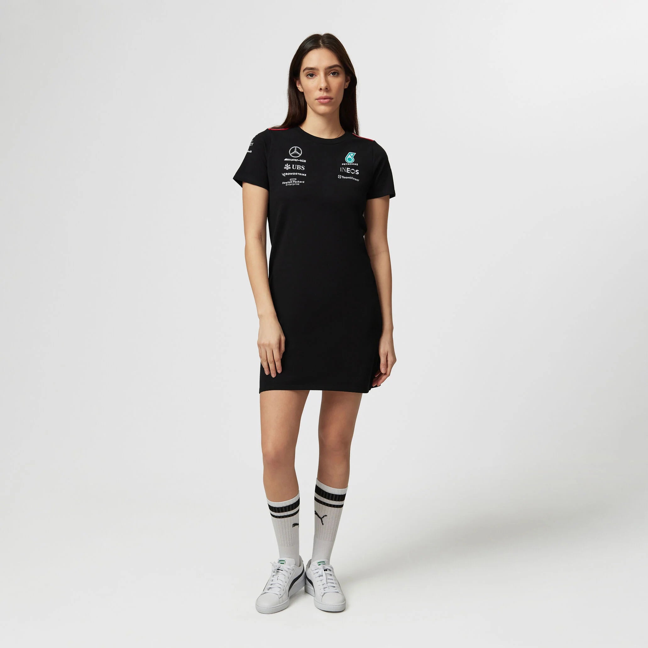 Tommy Hilfiger Robe T-shirt d'équipe Mercedes-AMG F1 pour femme