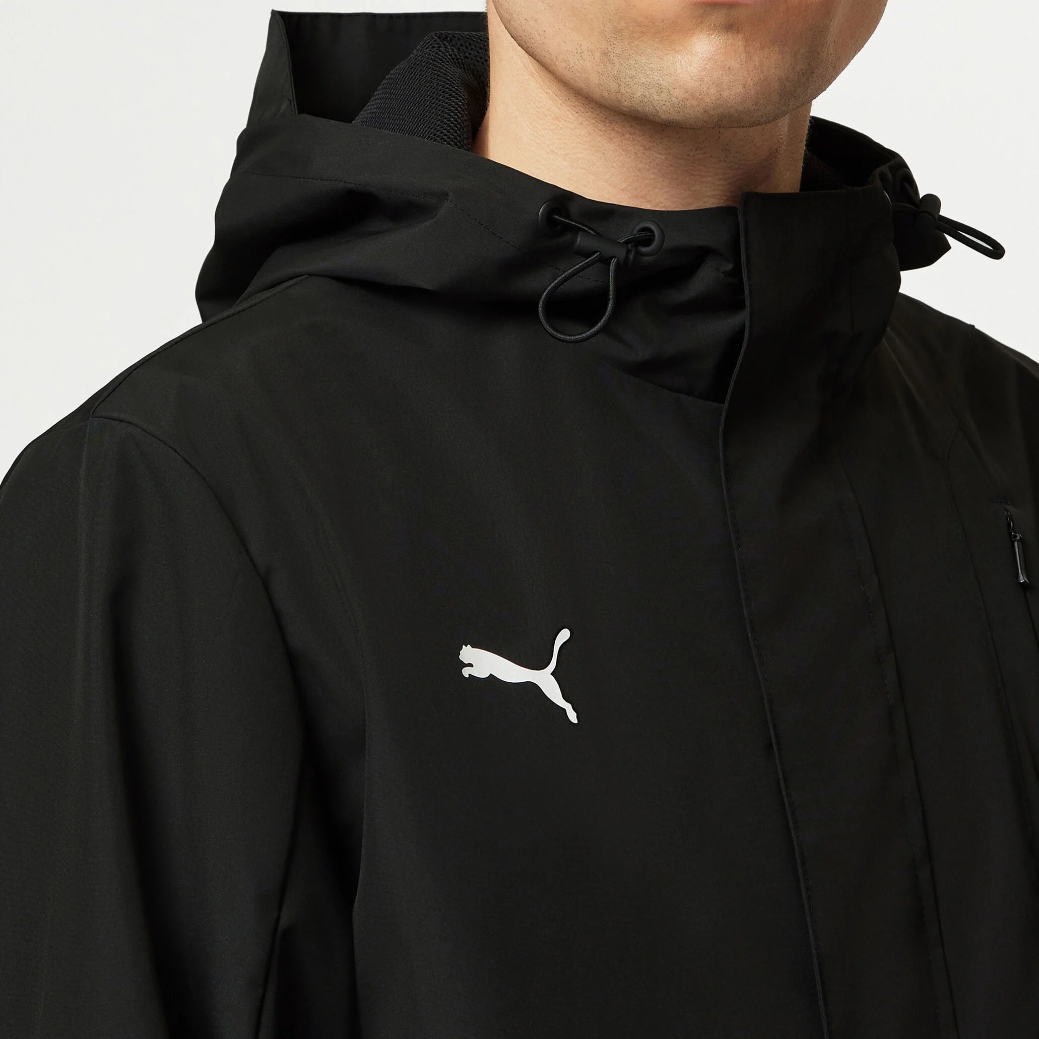 PUMA Veste de Pluie Noire Scuderia Ferrari