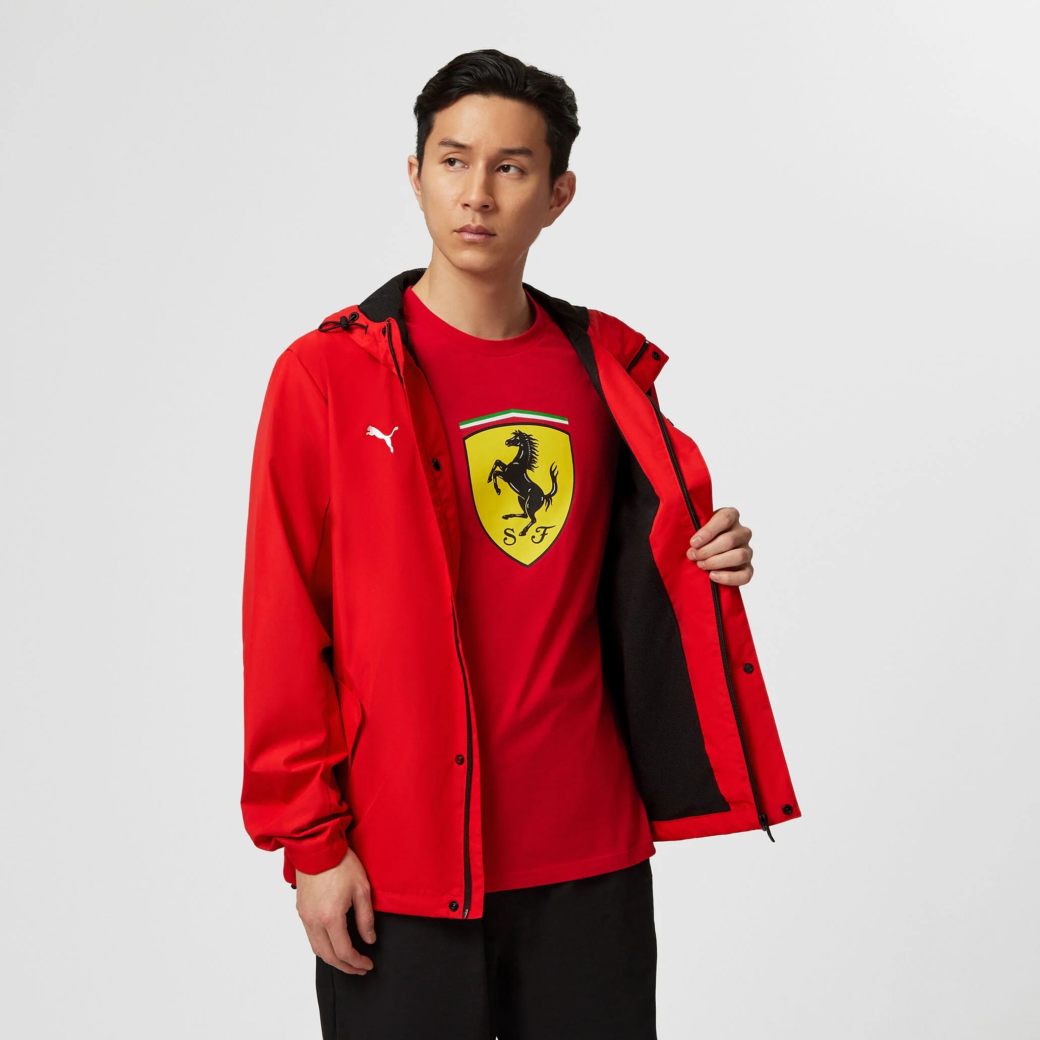 PUMA Veste de pluie Scuderia Ferrari Rouge
