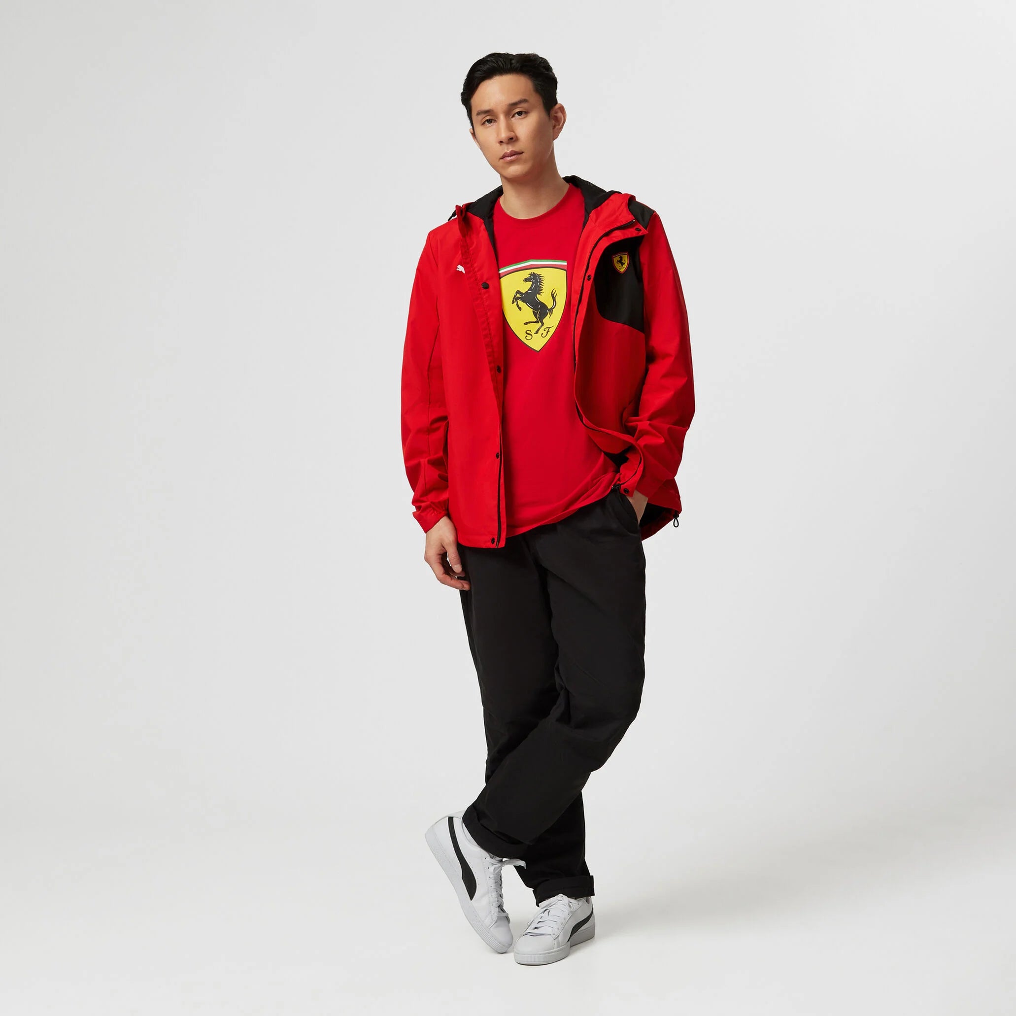PUMA Veste de pluie Scuderia Ferrari Rouge
