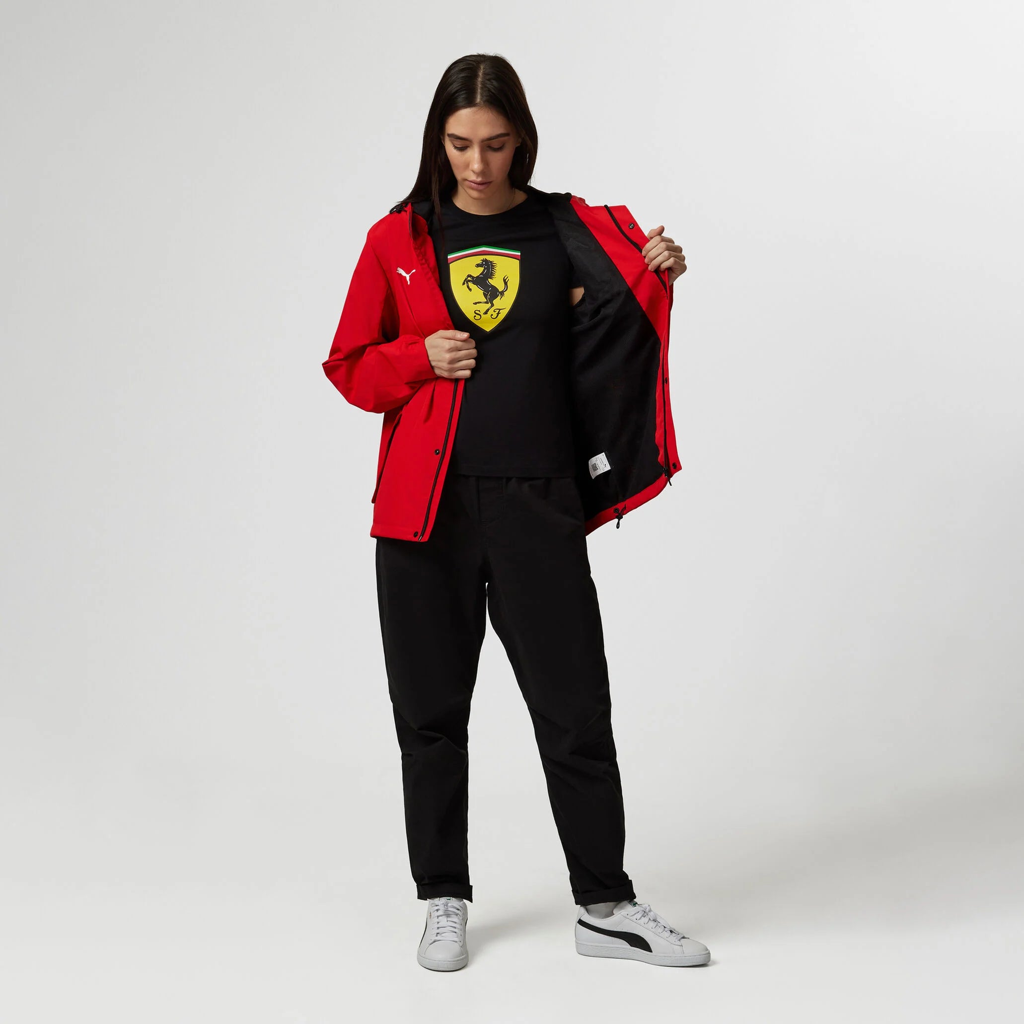 PUMA Veste de pluie Scuderia Ferrari Rouge