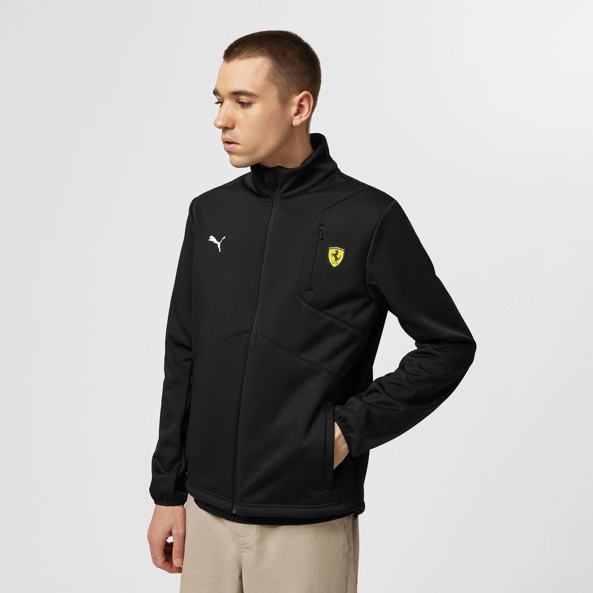 PUMA Veste Softshell Noire Scuderia Ferrari
