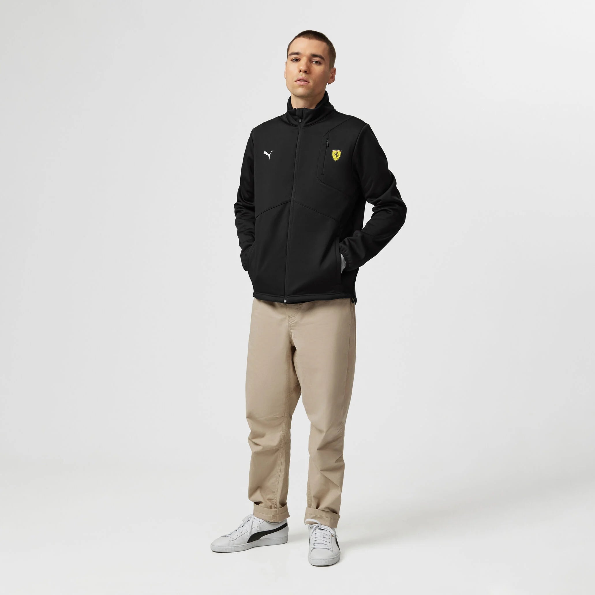 PUMA Veste Softshell Noire Scuderia Ferrari
