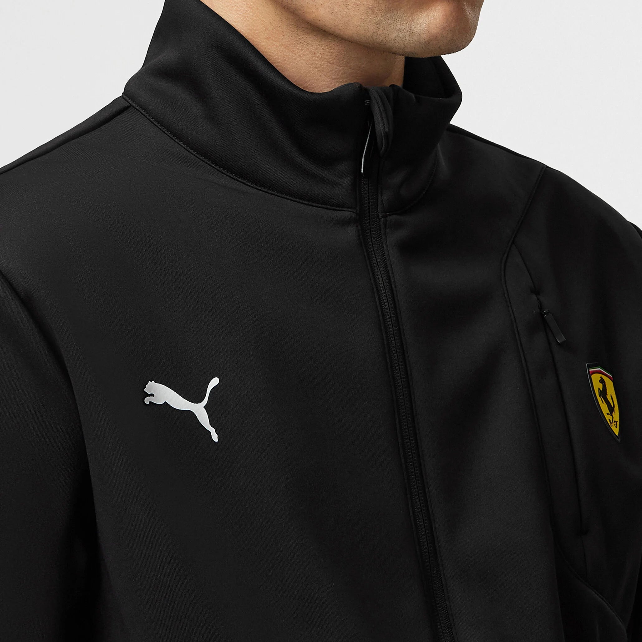 PUMA Veste Softshell Noire Scuderia Ferrari