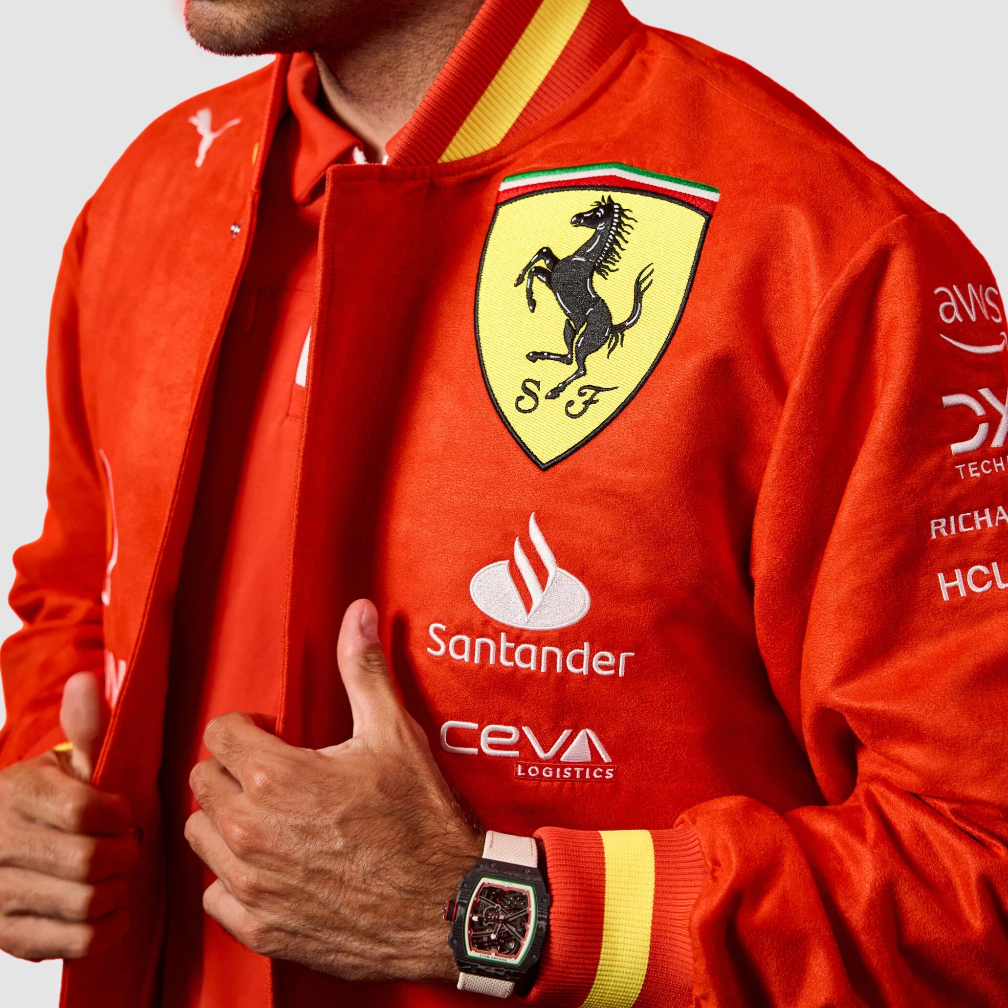 PUMA Veste d'équipe Varsity Scuderia Ferrari