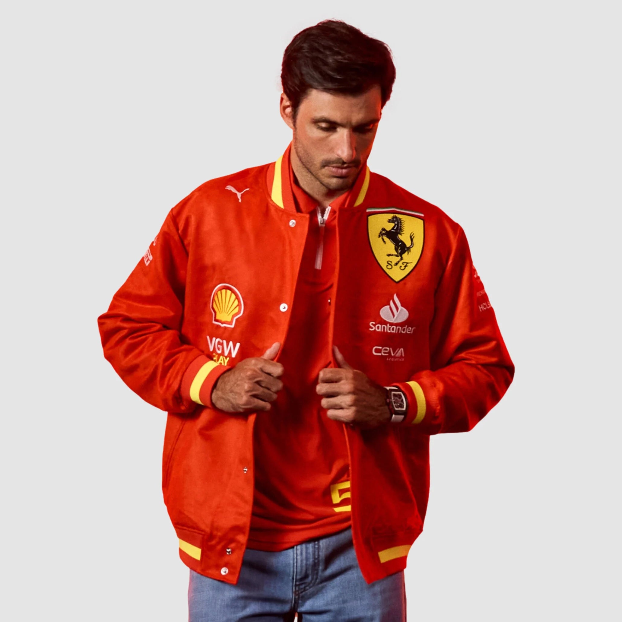 PUMA Veste d'équipe Varsity Scuderia Ferrari