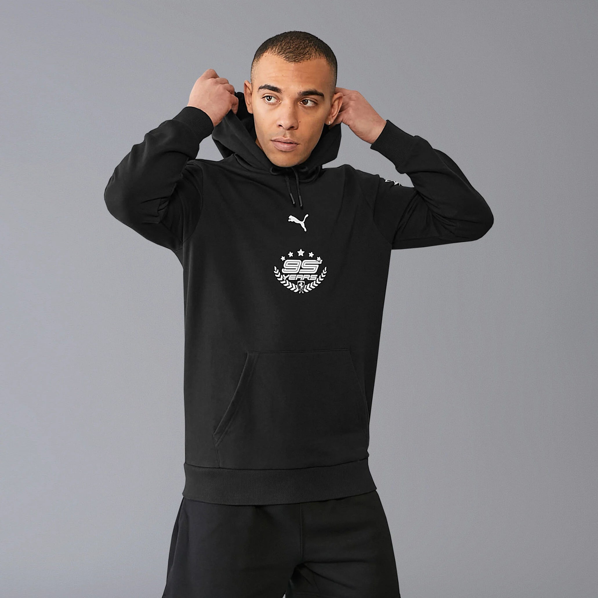 PUMA Hoodie 95 ans Scuderia Ferrari noir