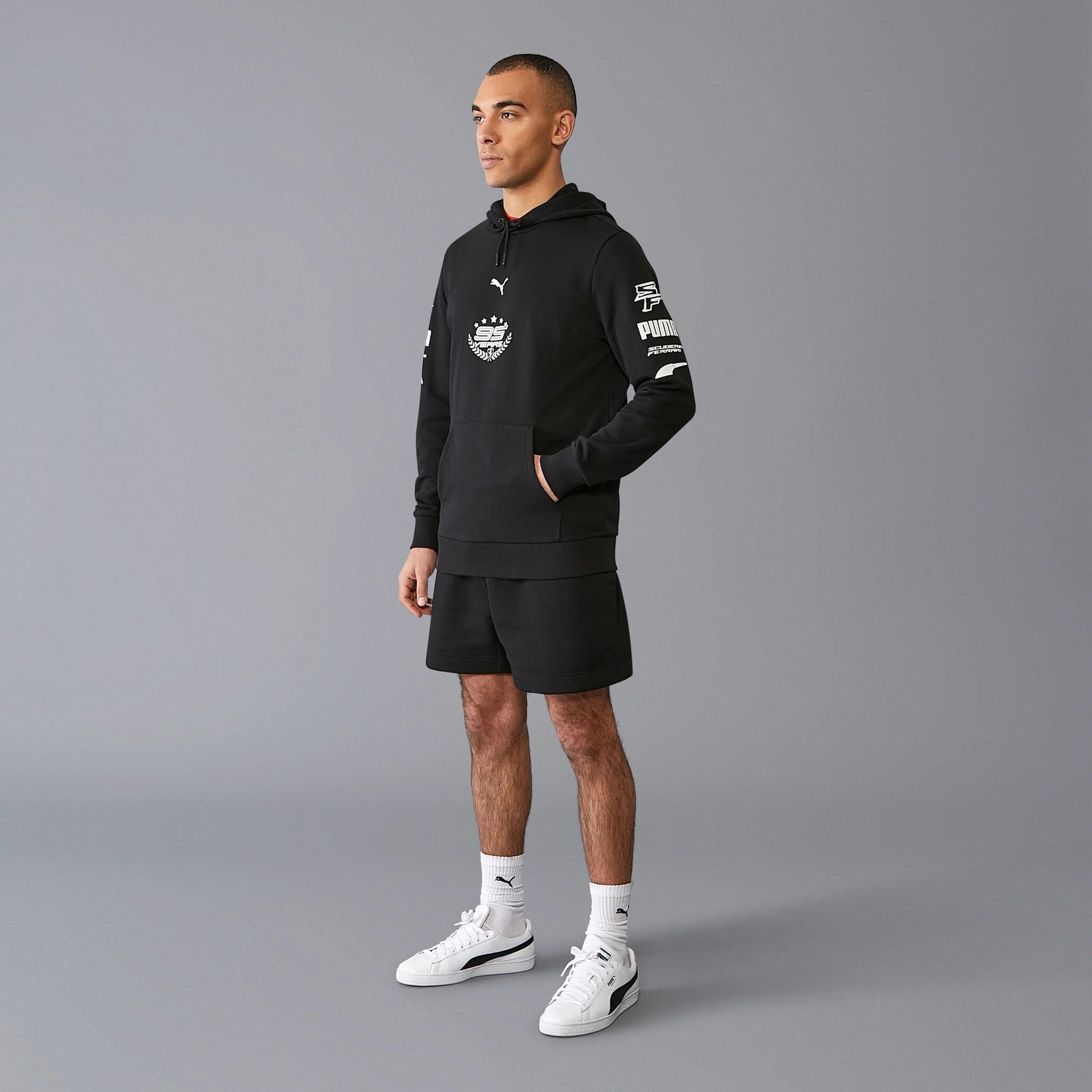 PUMA Hoodie 95 ans Scuderia Ferrari noir