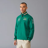 Aston Martin F1 Team Pull Quart de Zip Homme Vert