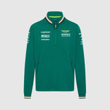 Aston Martin F1 Team Pull Quart de Zip Homme Vert