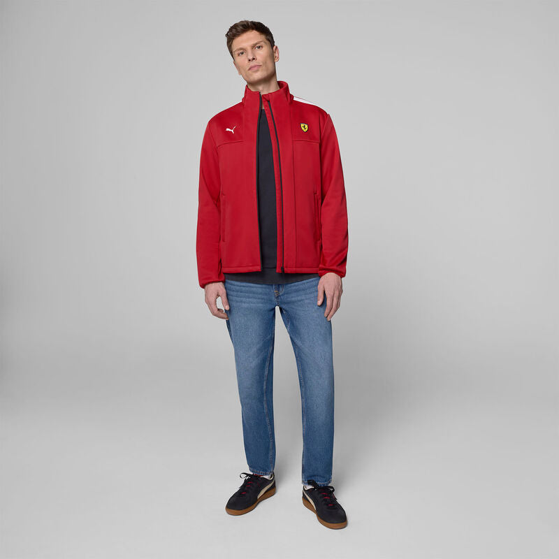 PUMA Veste Softshell Cerise Foncée Scuderia Ferrari
