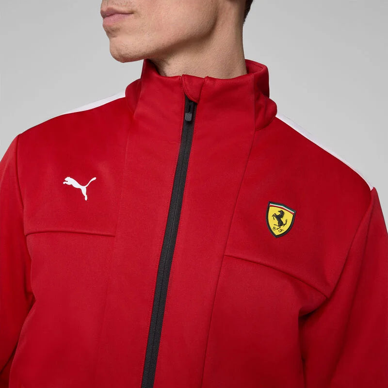 PUMA Veste Softshell Cerise Foncée Scuderia Ferrari