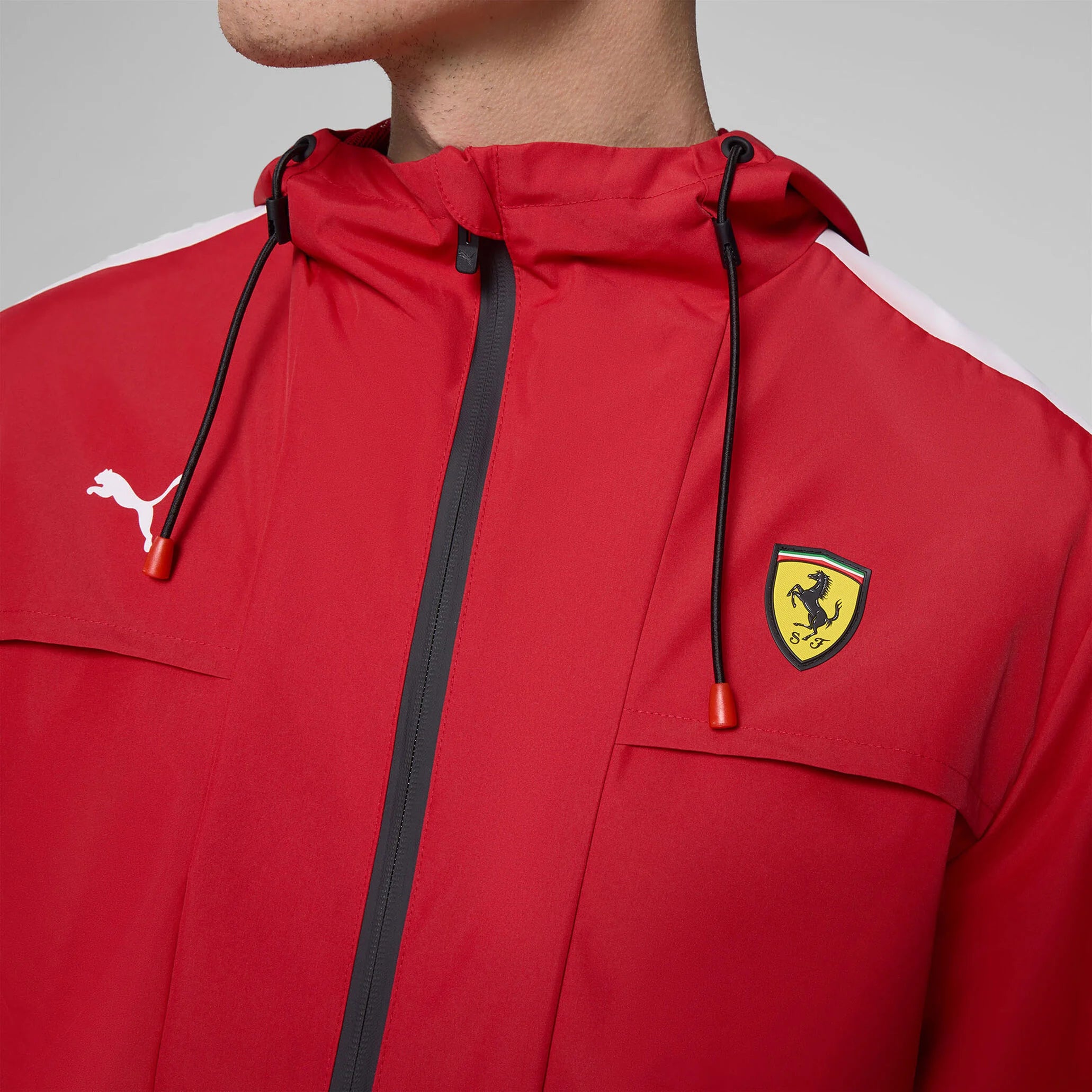 PUMA Veste de pluie Scuderia Ferrari Cerise