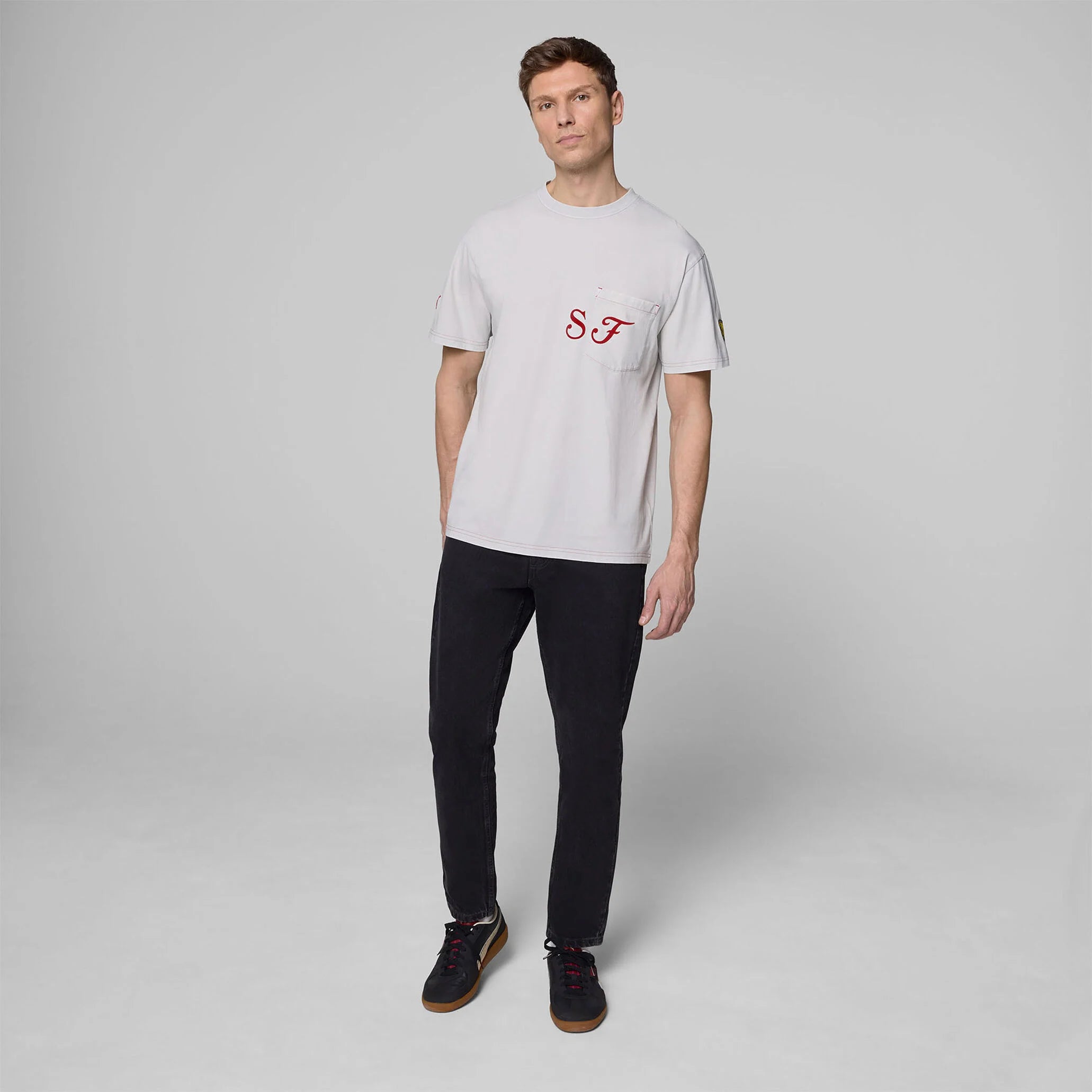 PUMA T-shirt Scuderia Ferrari Gris
