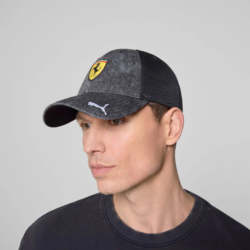 PUMA Casquette Trucker Noire Scuderia Ferrari
