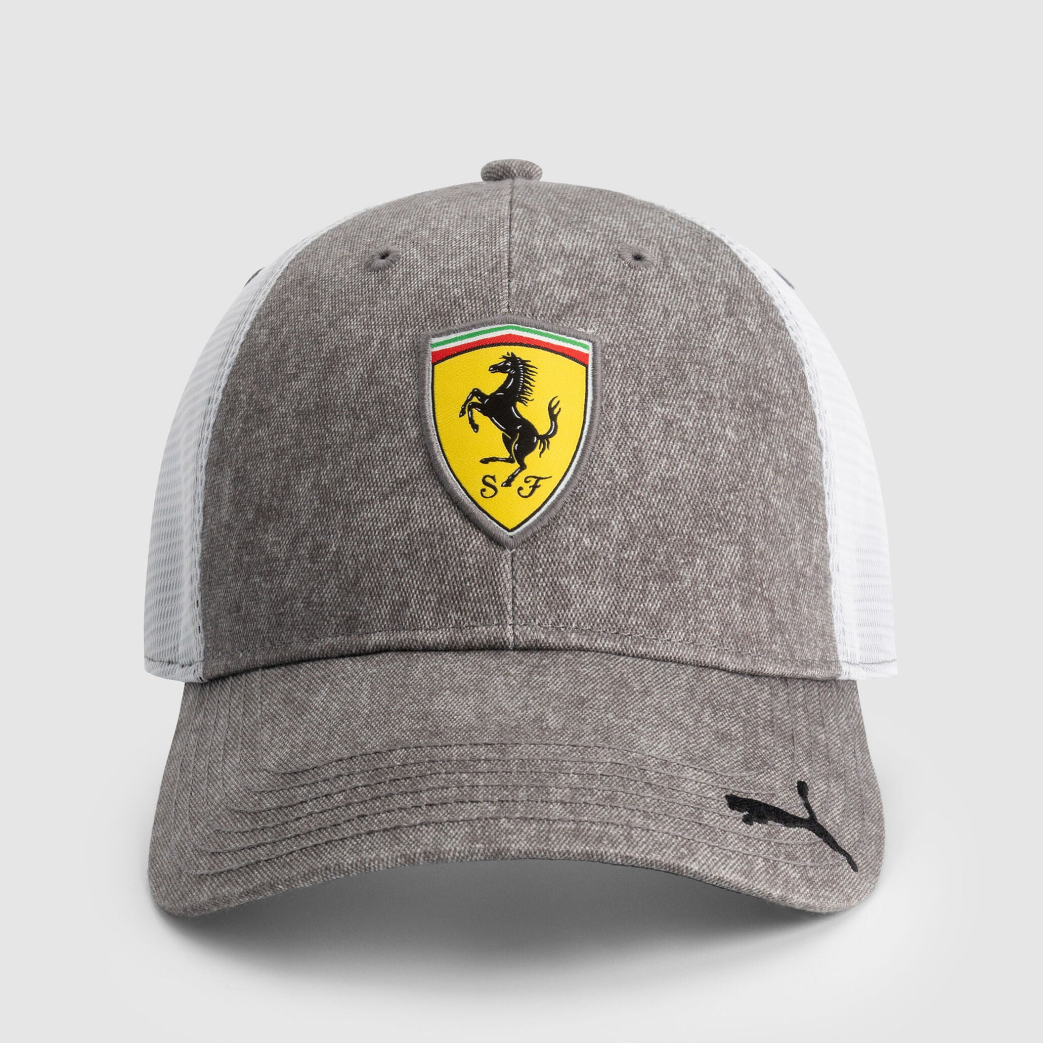 PUMA Casquette Trucker Gris Aube Scuderia Ferrari