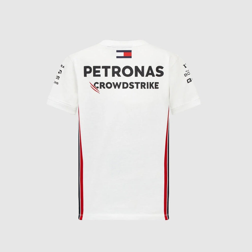 Mercedes-AMG Petronas F1 T-Shirt Driver Blanc Enfant