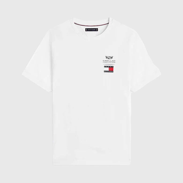 T-shirt Logo Homme Cadillac F1 × Tommy Hilfiger
