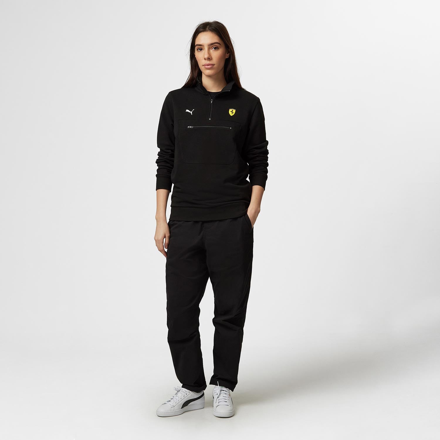 PUMA Veste zippée Noire Scuderia Ferrari