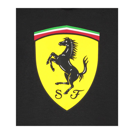 PUMA Sweat à capuche à Écusson Noir Scuderia Ferrari enfant