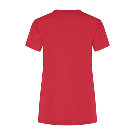 PUMA T-shirt à Grand Écusson Cerise Scuderia Ferrari femme