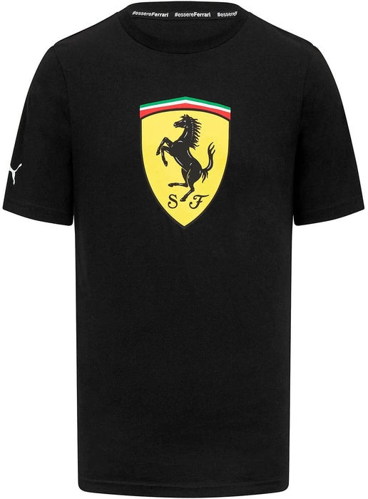 PUMA T-shirt Grand Écusson Noir Scuderia Ferrari