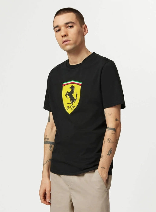 PUMA T-shirt Grand Écusson Noir Scuderia Ferrari