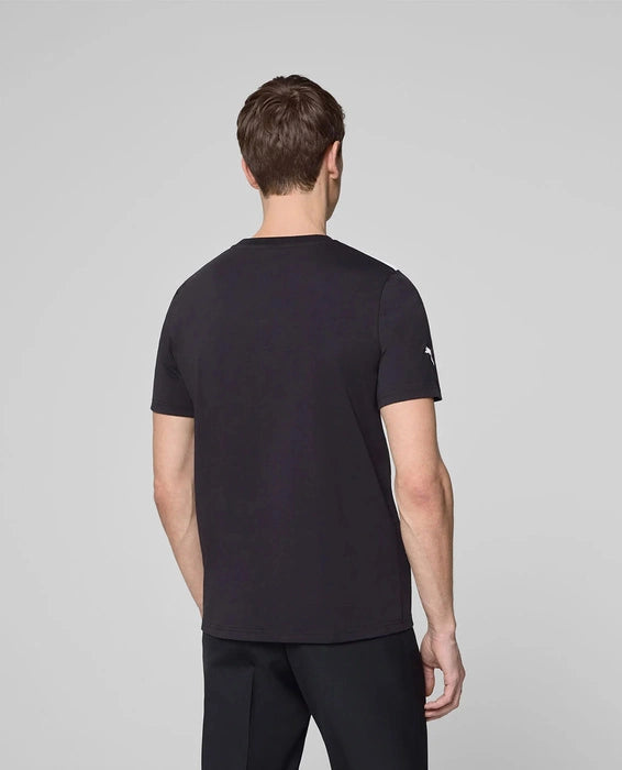 PUMA T-shirt à Grand Écusson Noir Scuderia Ferrari