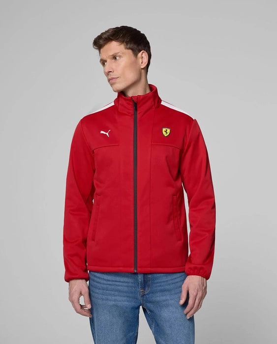 PUMA Veste Softshell Cerise Foncée Scuderia Ferrari