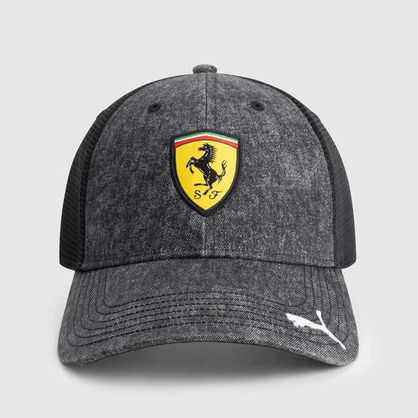 PUMA Casquette Trucker Noire Scuderia Ferrari