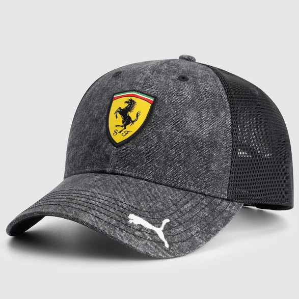 PUMA Casquette Trucker Noire Scuderia Ferrari