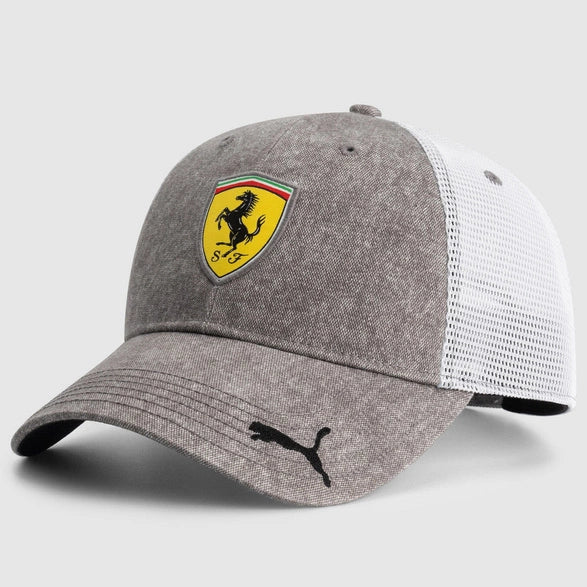 PUMA Casquette Trucker Gris Aube Scuderia Ferrari