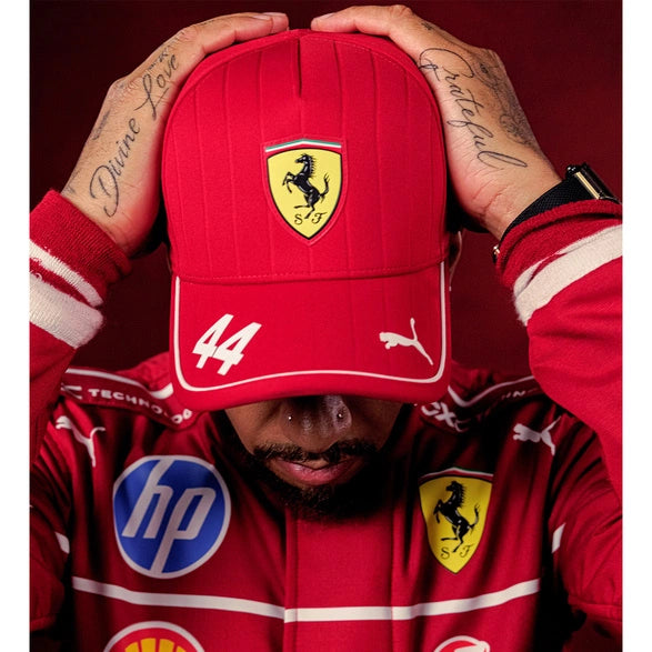 PUMA Casquette Cerise Foncée Hamilton Scuderia Ferrari