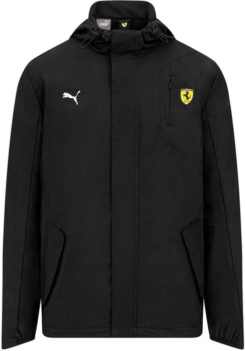 PUMA Veste de Pluie Noire Scuderia Ferrari