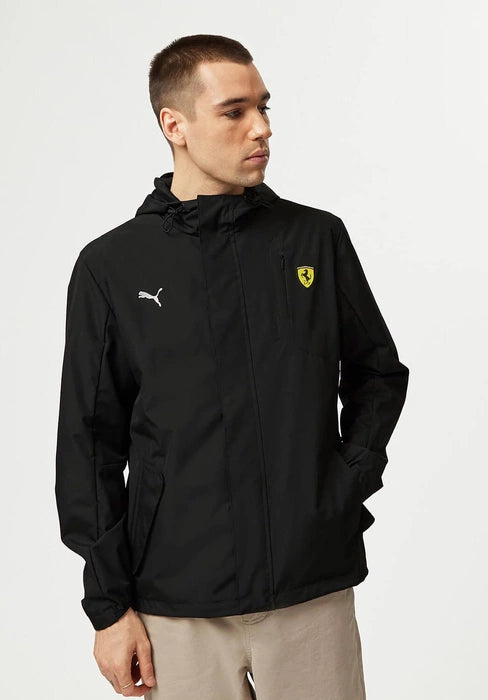 PUMA Veste de Pluie Noire Scuderia Ferrari