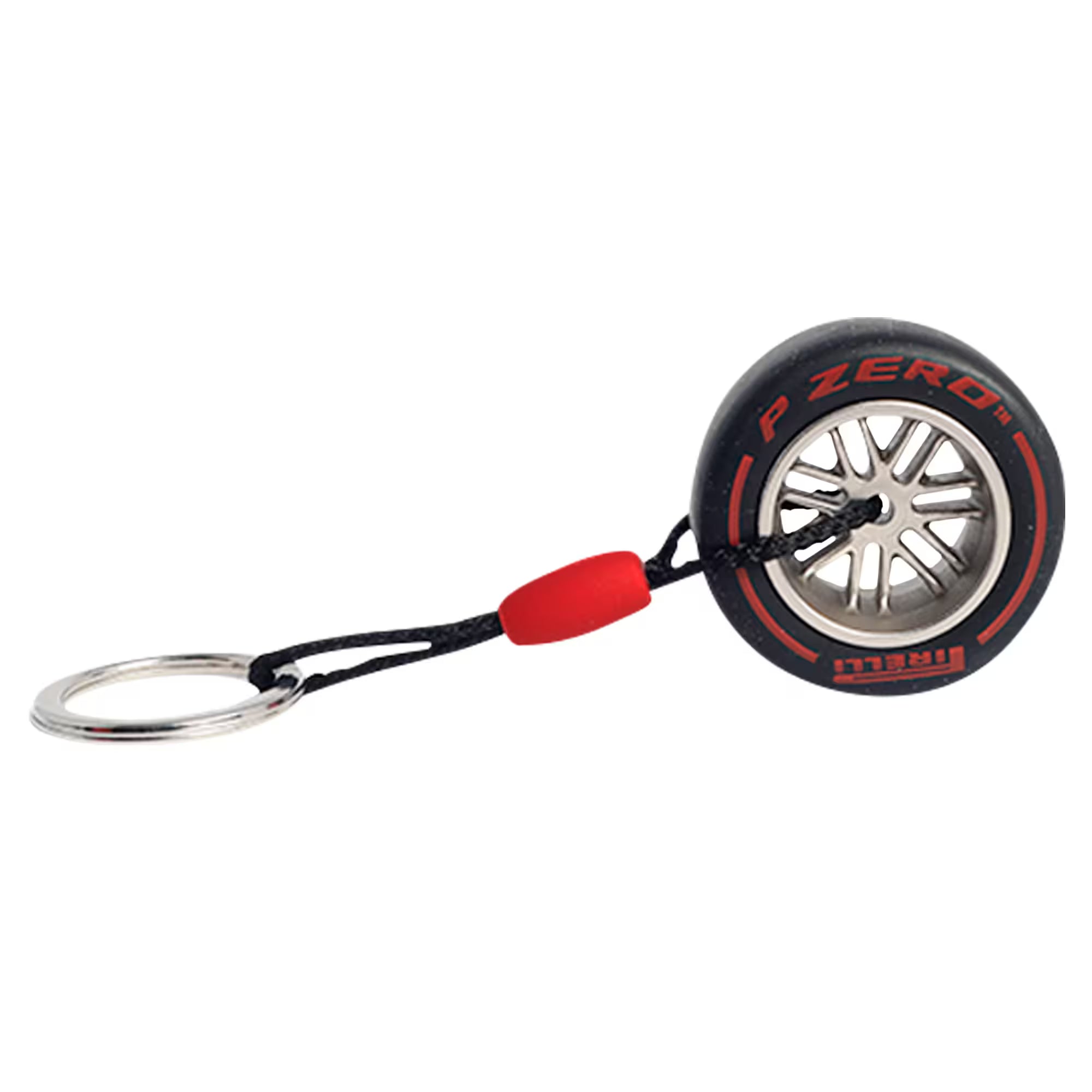 Porte-clés - Formule 1 - Voiture - F1 - Pneu - Pirelli - P Zero - Souple - Rouge Porte-clés - Formule 1 - Voiture - F1 - Pneu - Pirelli - P Zero - Souple - Rouge