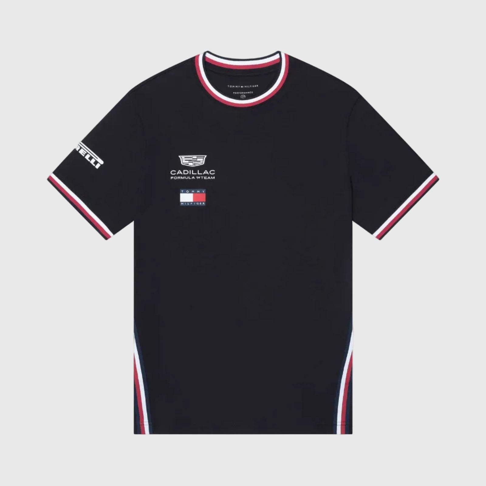 T-shirt Cadillac F1 Team × Tommy Hilfiger Noir