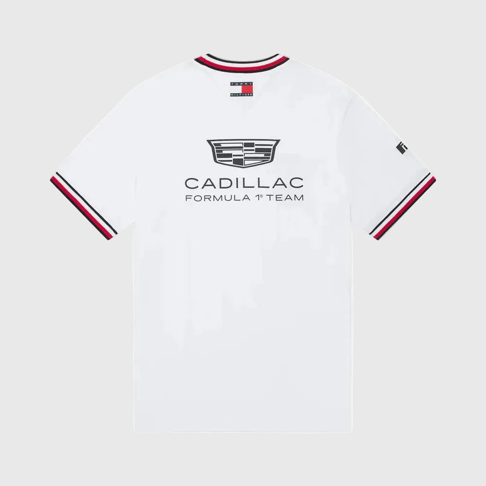 T-shirt Cadillac F1 Team × Tommy Hilfiger Blanc