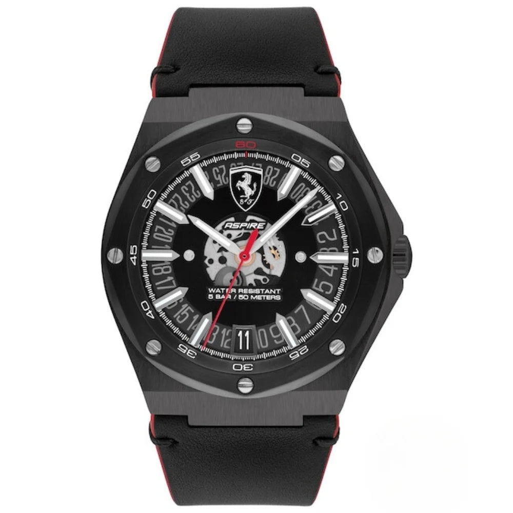 Aspire Montre / 45mm / Quartz / 5ATM / Silicone / Scuderia Ferrari